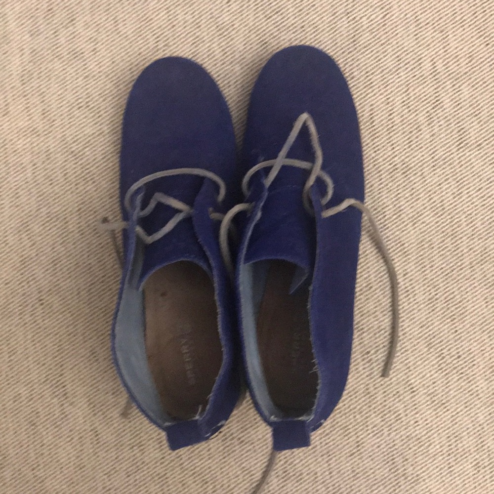 Sperry Suede Bootie Wedges